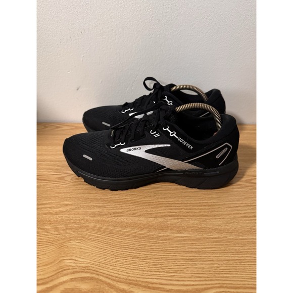 Brooks Ghost 15 GTX Mens Size 10 Shoes Black Gore-Tex Running Sneaker - Picture 1 of 9